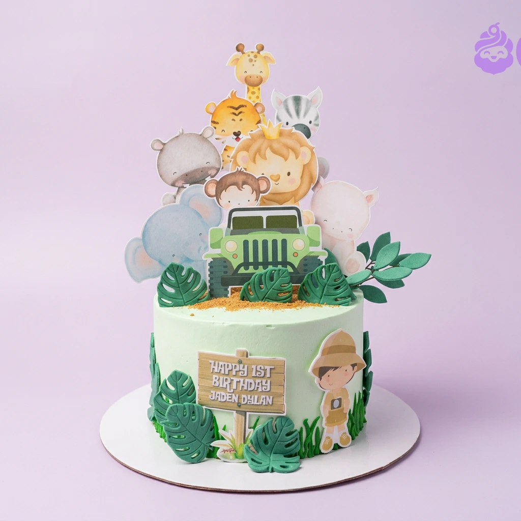 Safari Ferrari Cake Design