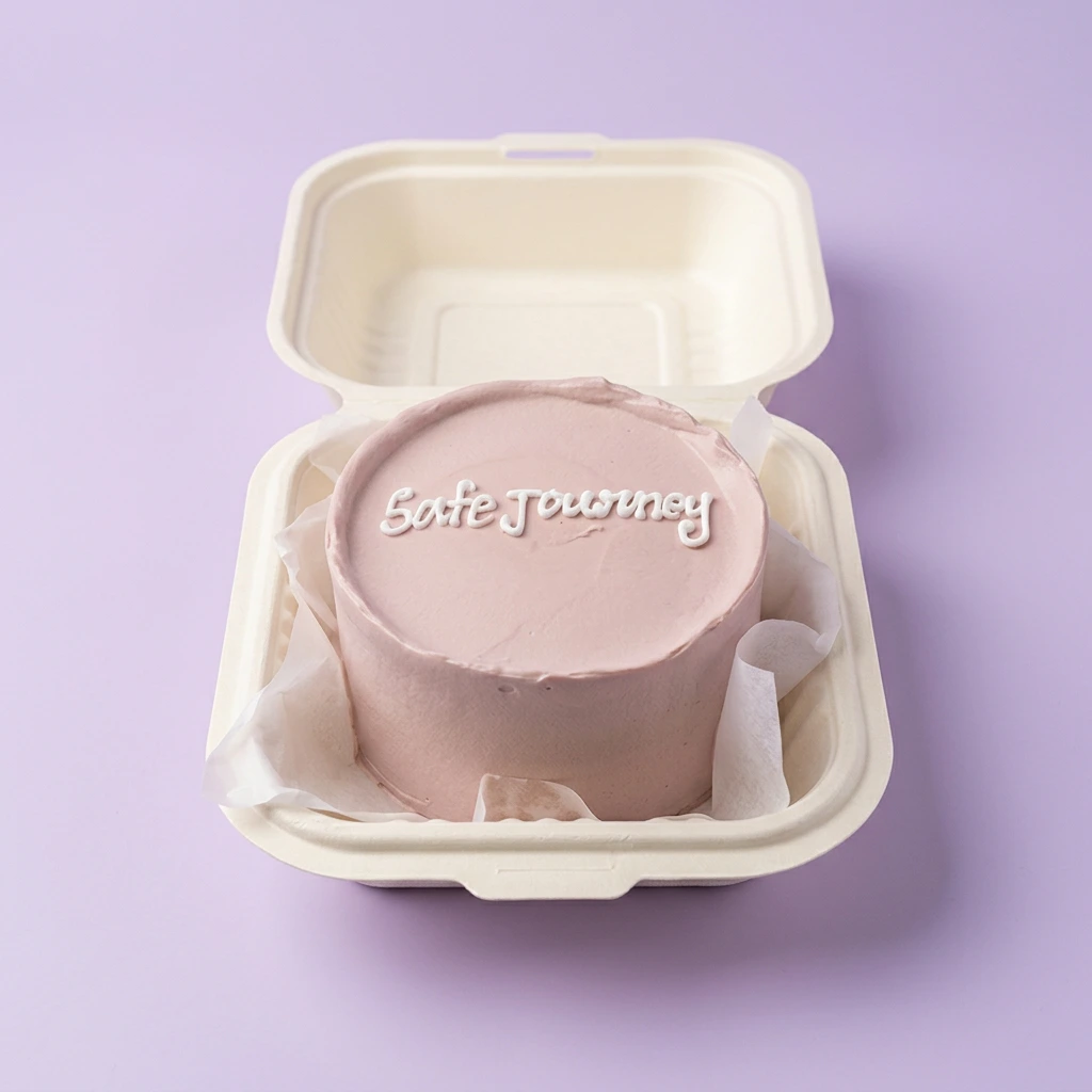 Safe Journey Bento Cake