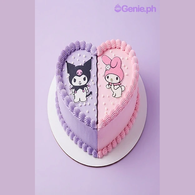Sanrio Heart Cake
