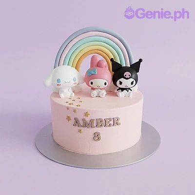 Sanrio Rainbow Cake