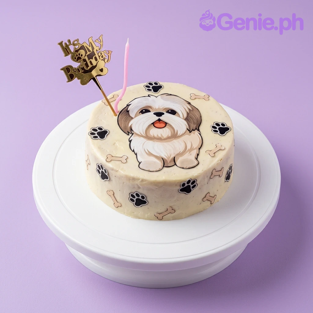 Shih Tzu Dog Cake