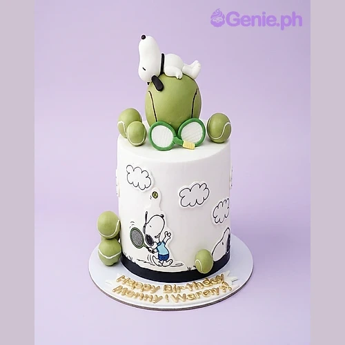 Snoopy Tennis Cake