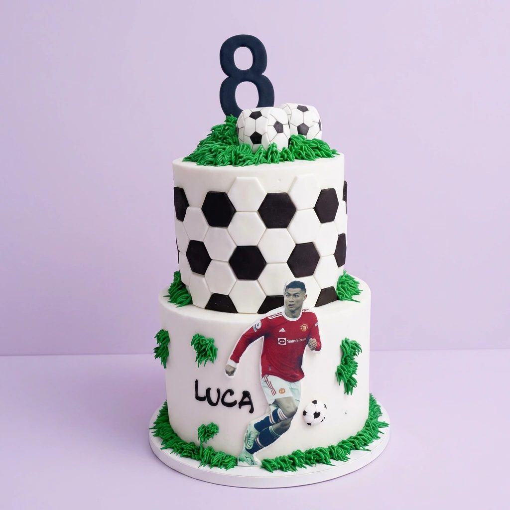 Soccer Ronaldo Cake