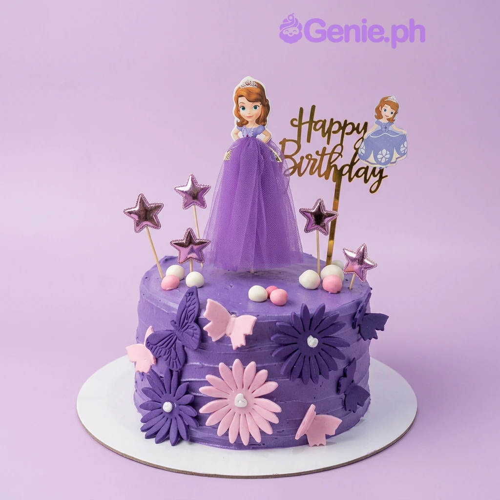 Sofia The First Purple Cake Design Sofia The First Purple Cake Design