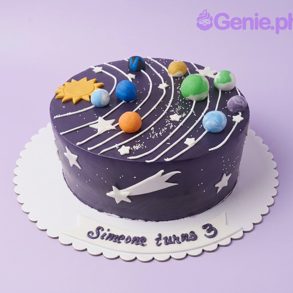 Solar System Space Cake Design