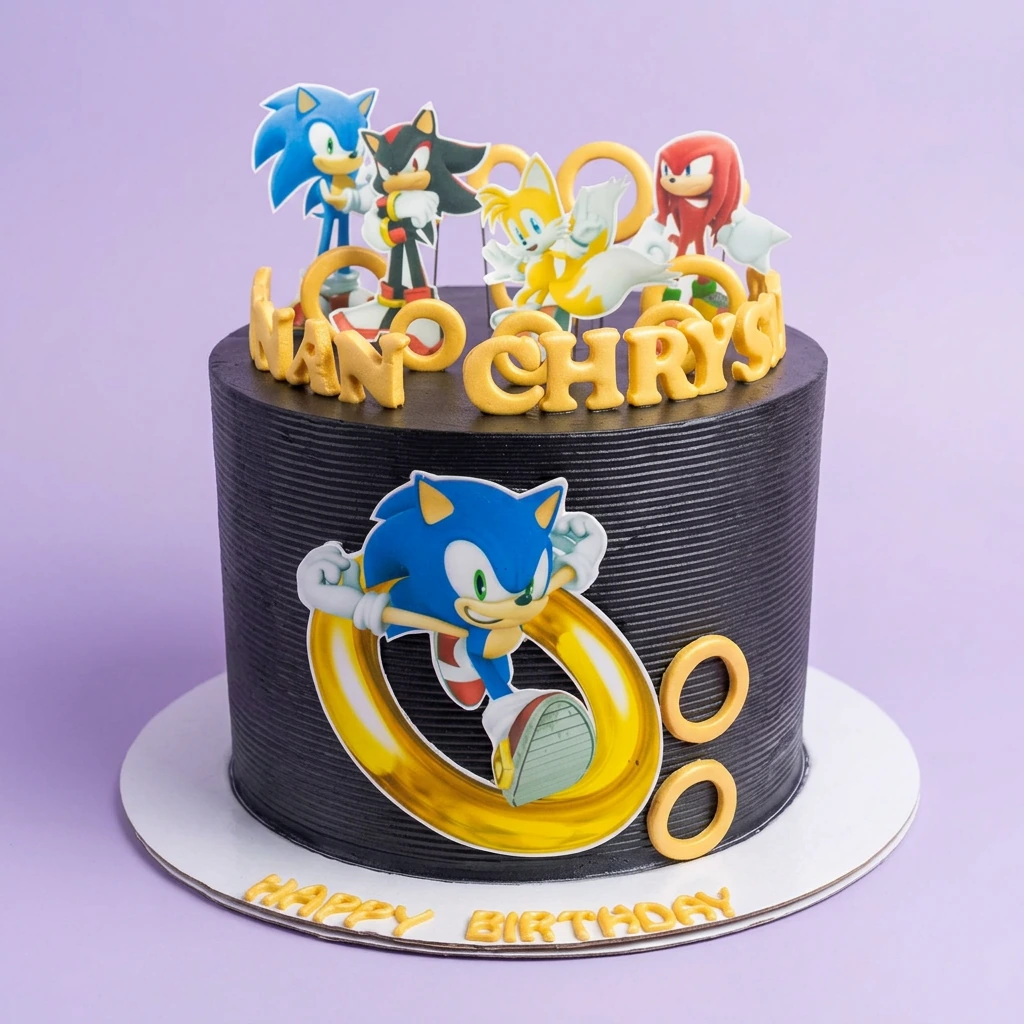 Sonic The Hedgehog Cake