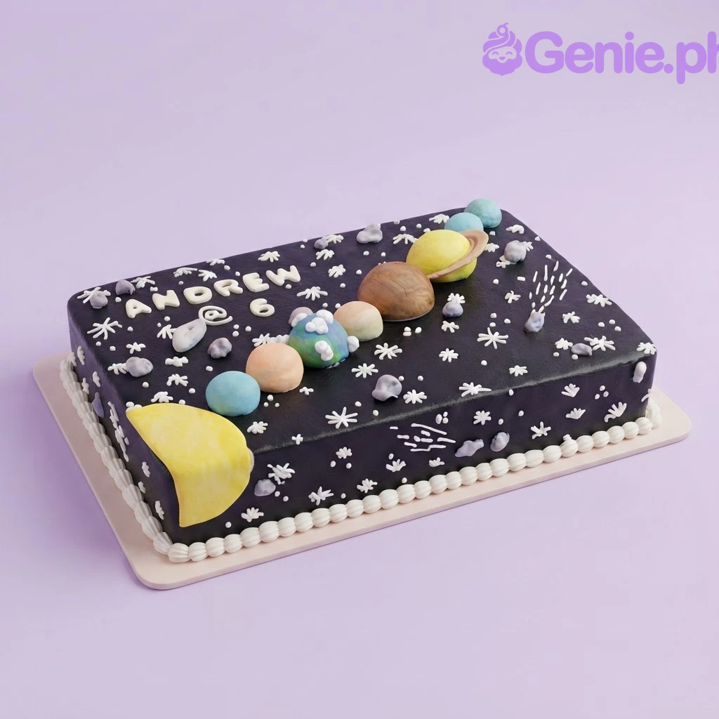 Space Birthday Cake