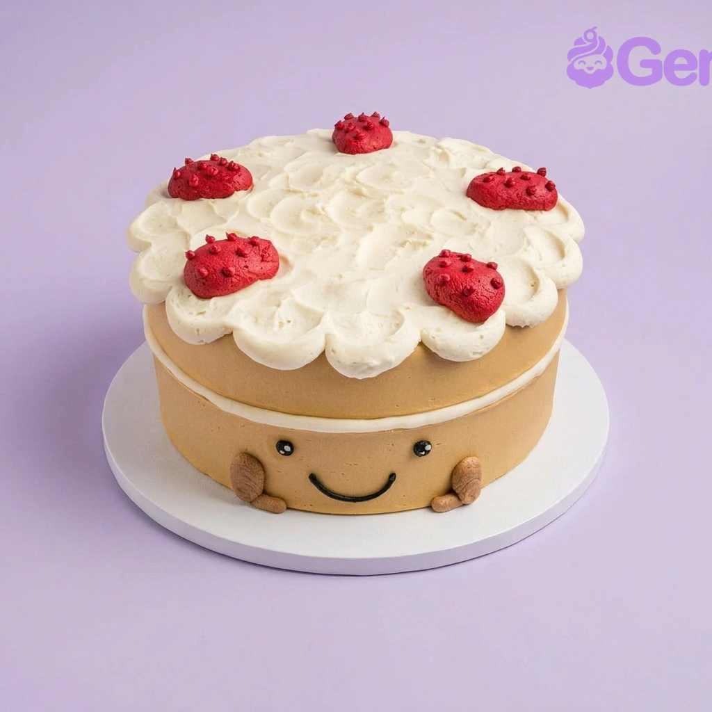 Strawberry Face Strawberry Short Cake Design Strawberry Face Strawberry Short Cake Design