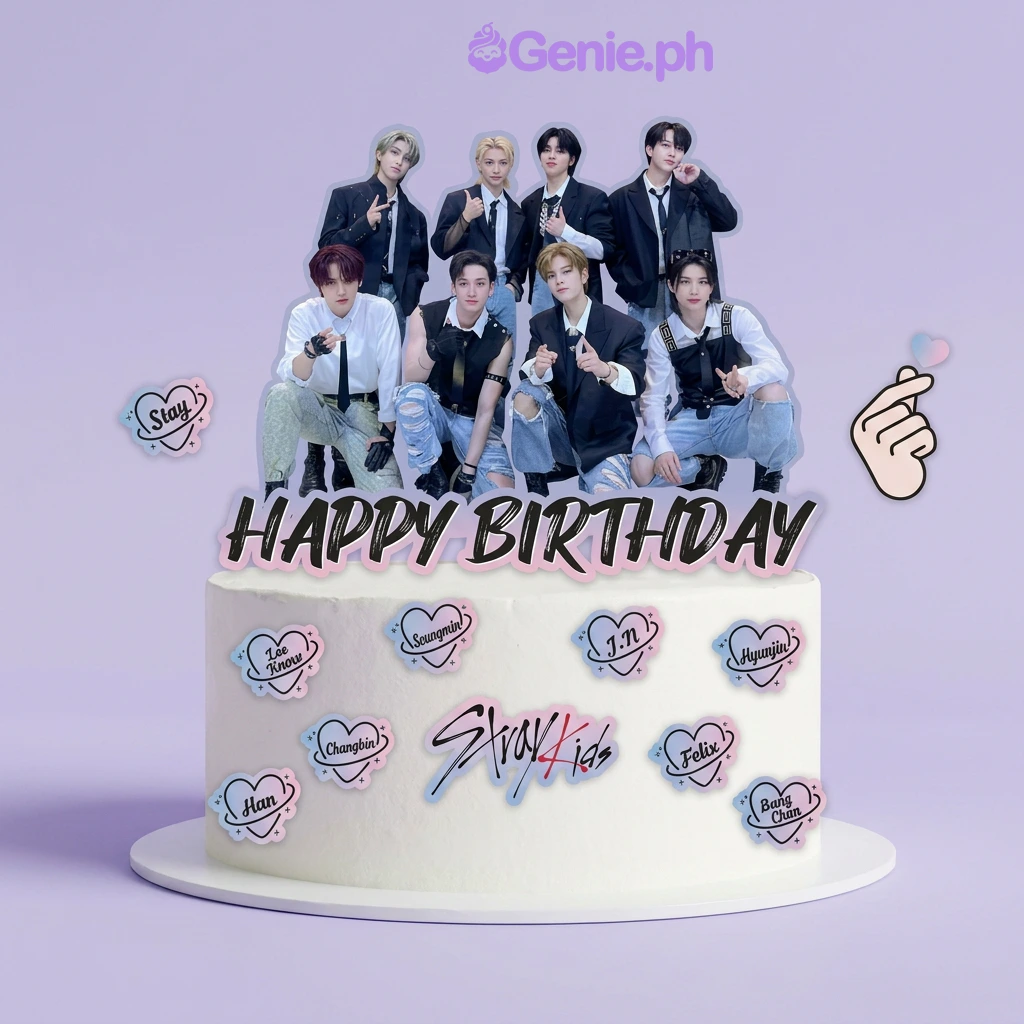 Stray Kids Kids Birthday Cake Design