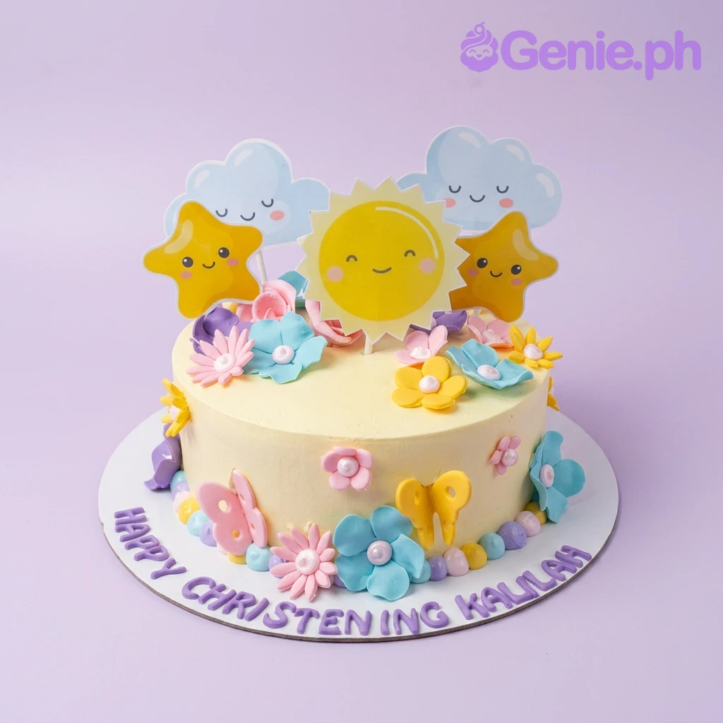 Sun And Stars Summer Cake Design Sun And Stars Summer Cake Design