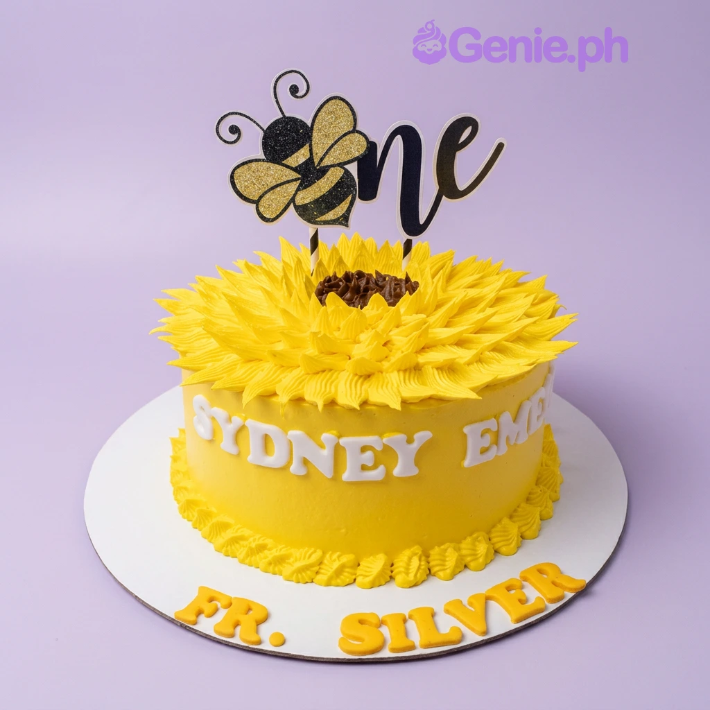 Sunflower Bee Cake
