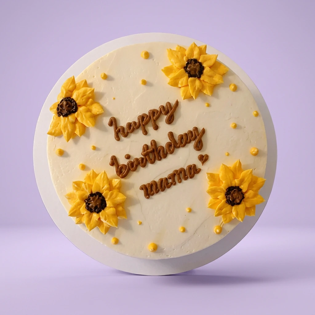 Sunflower Mama Cake