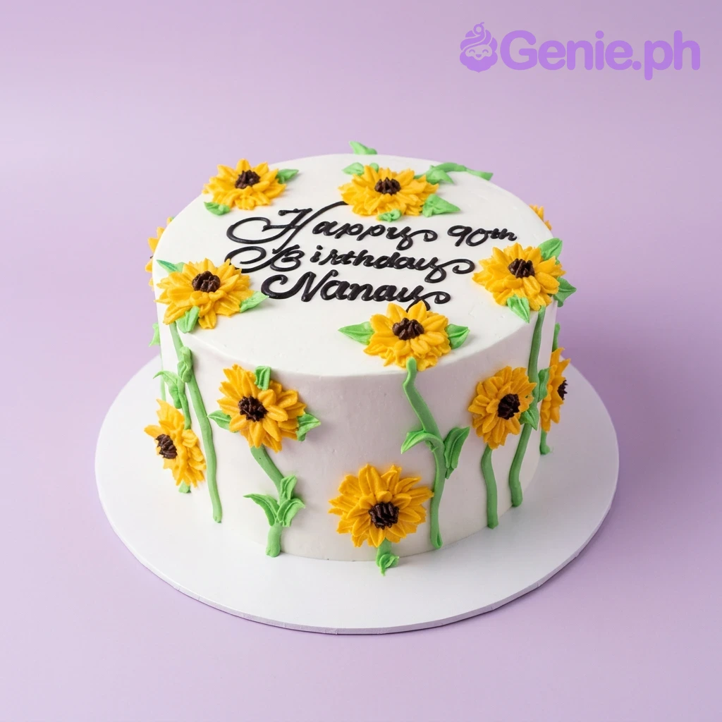 Sunflower Senior Cake