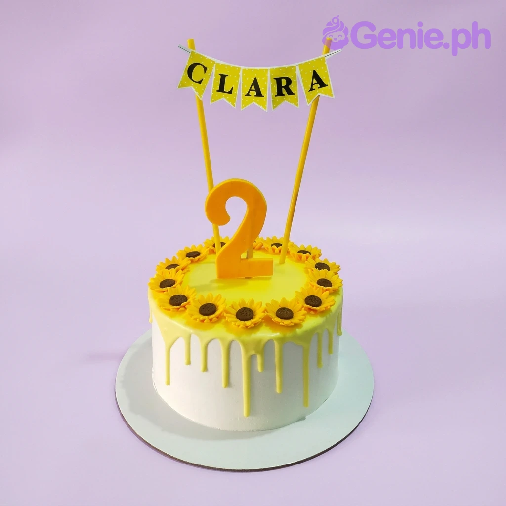 Sunflower Yellow Cakes Cake Design