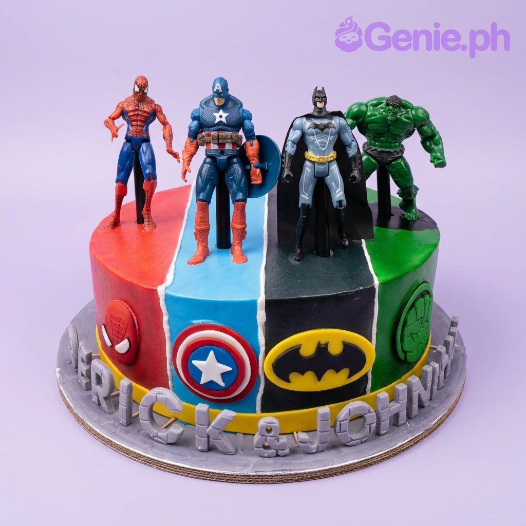 Superhero Avengers Justice League Cake Design