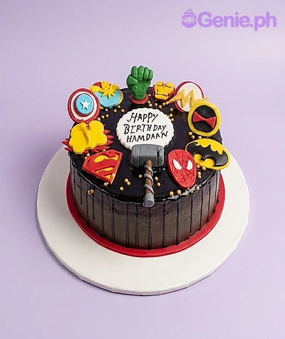 Superhero Birthday Cake