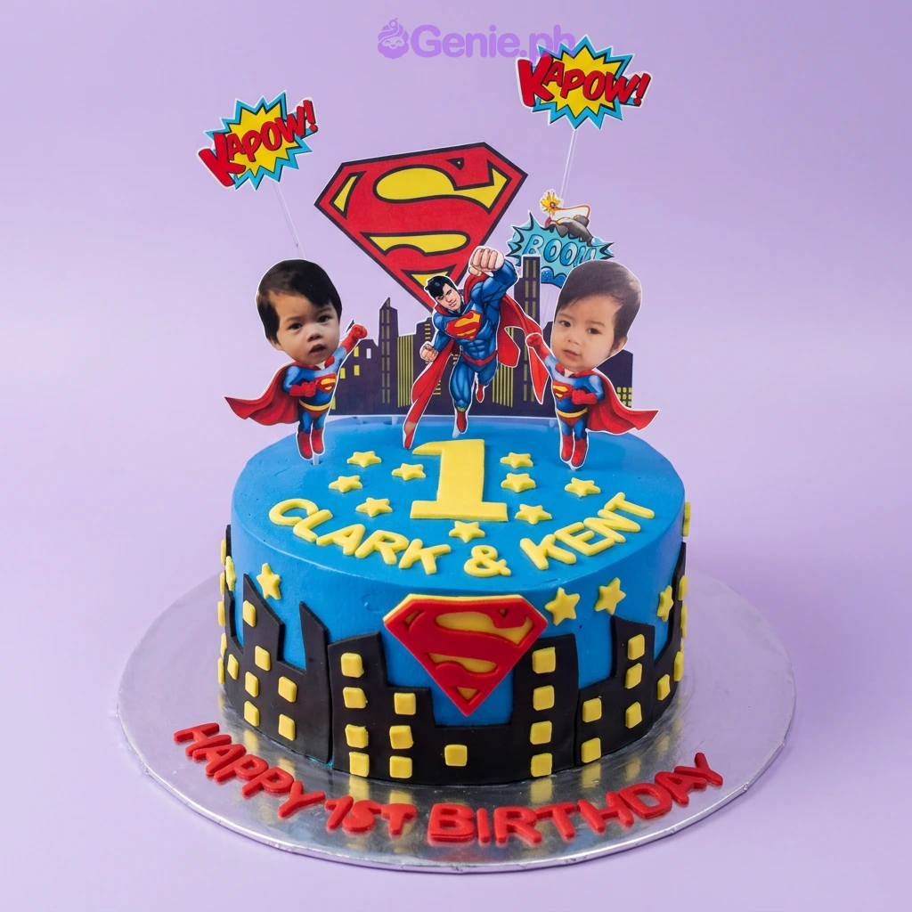 Superman Super Mario Cake Design Superman Super Mario Cake Design