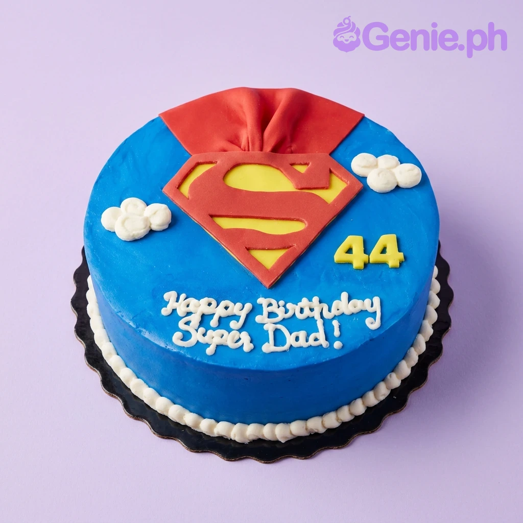 Superman Dad Cake