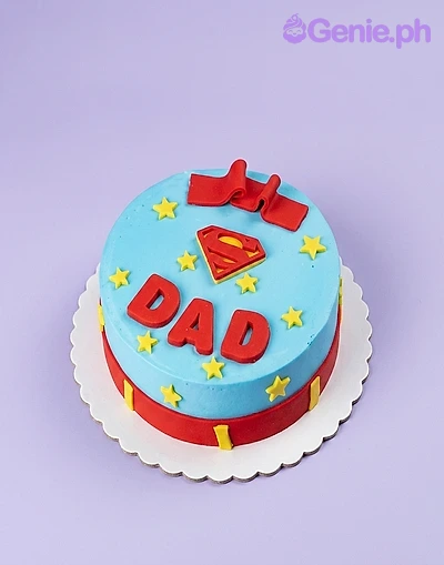 Superman Dad Cake
