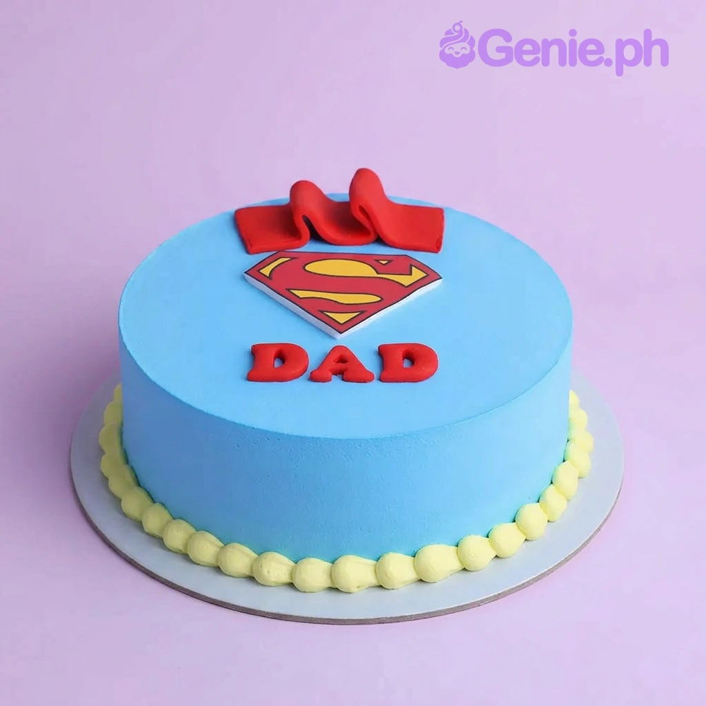 Superman Dad Cake