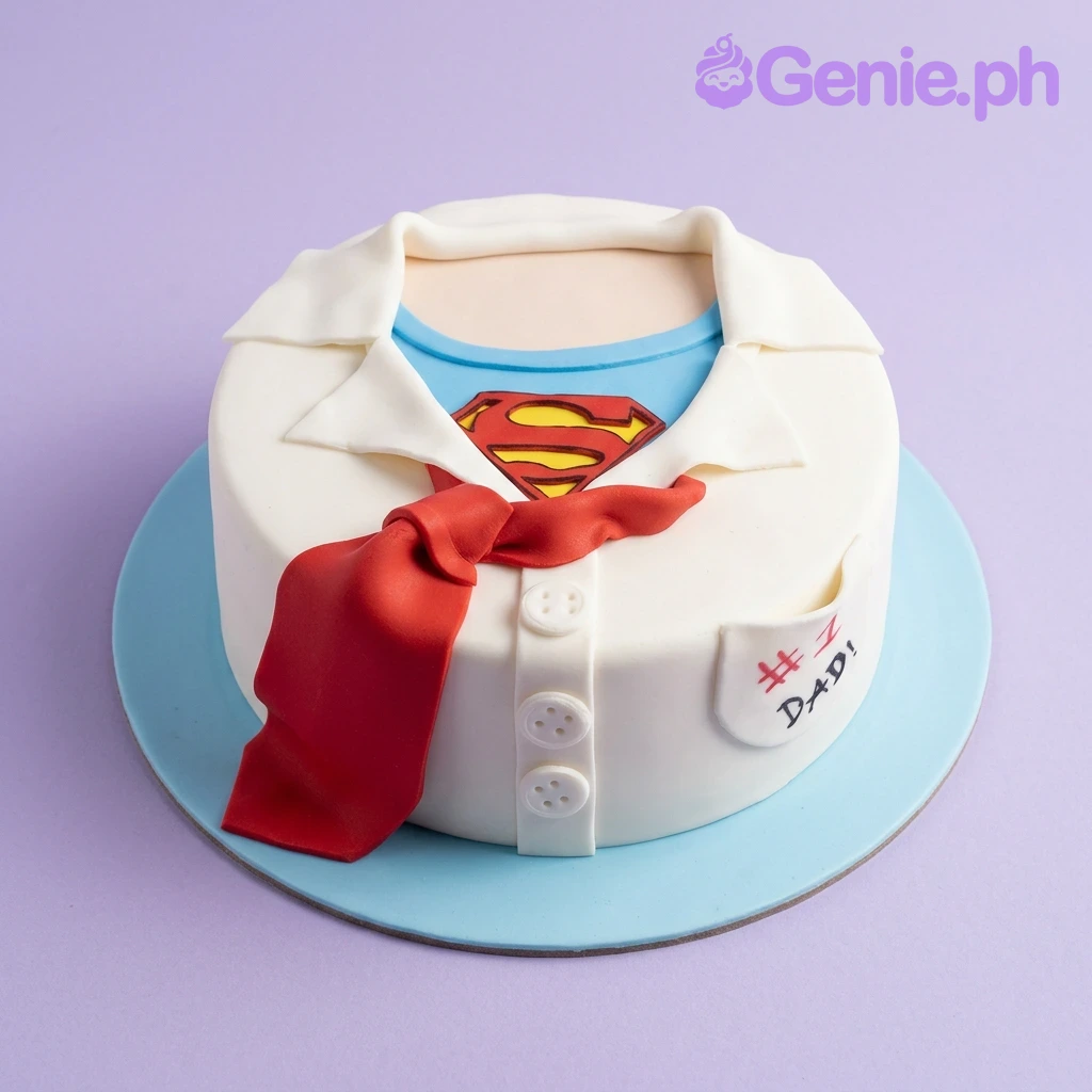 Superman Dad Cake