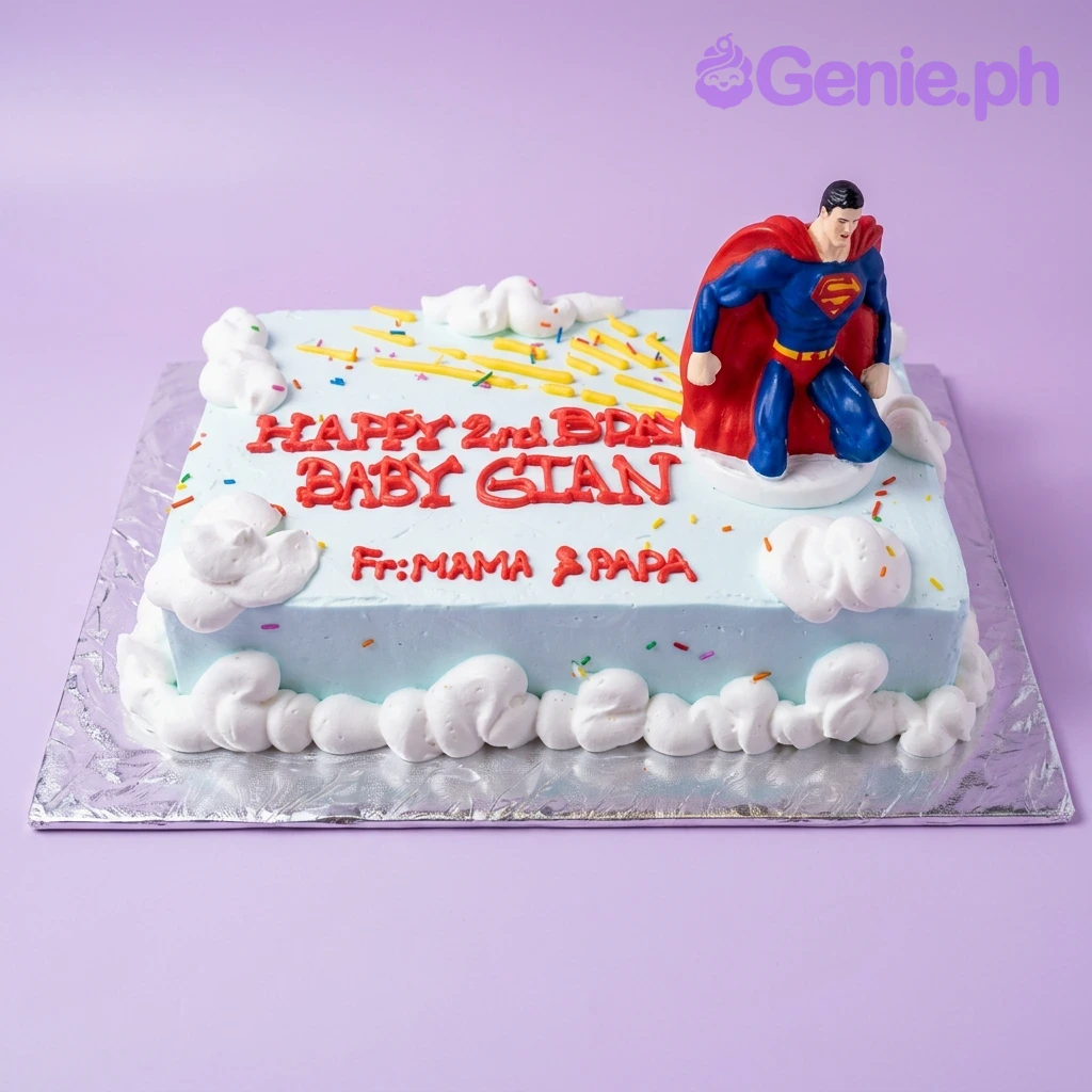 Superman Cake