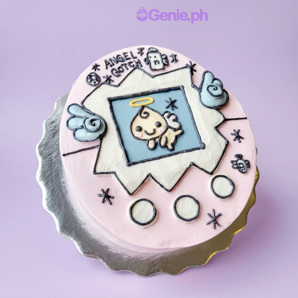 Tamagotchi Doodle Cake Design Tamagotchi Doodle Cake Design
