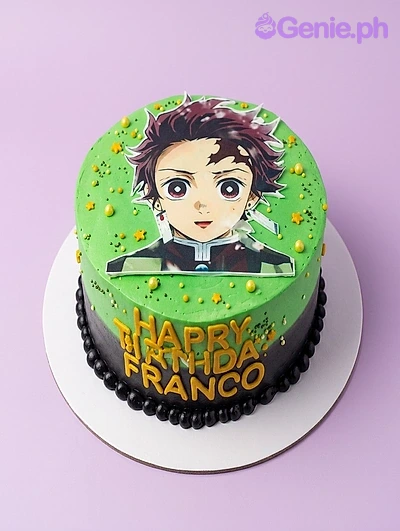 Tanjiro Green Suit Cake Design Tanjiro Green Suit Cake Design