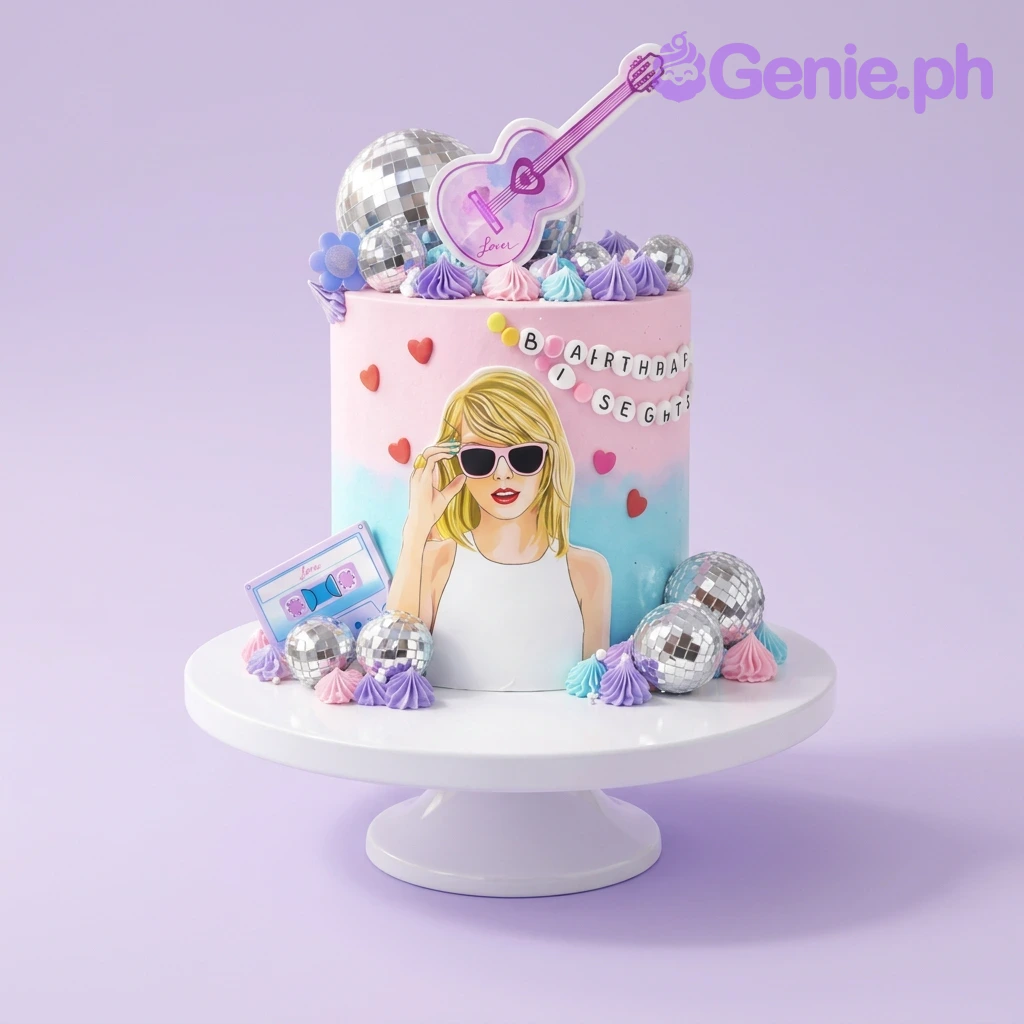 Taylor Swift Fifty Cake Design