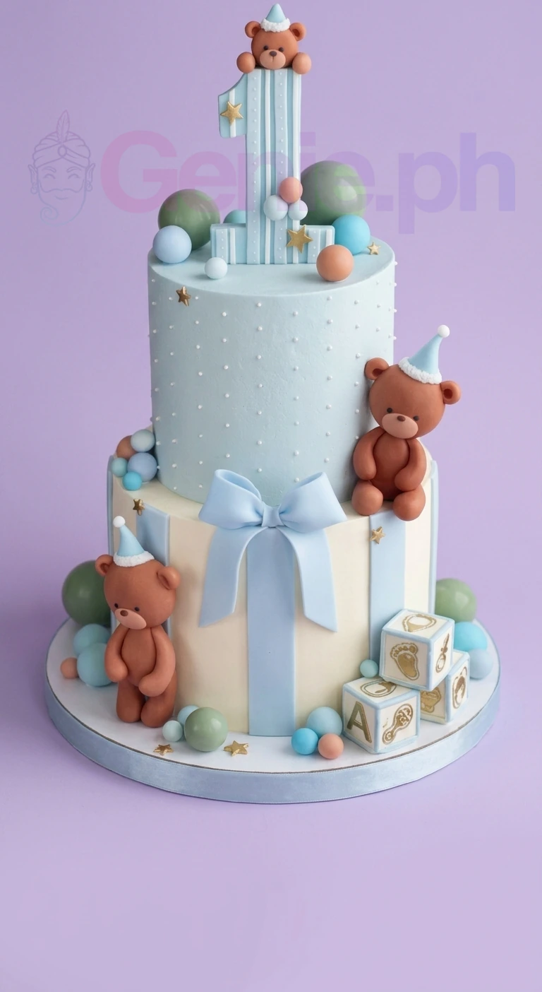 Teddy Bear Birthday Bears Cake Design