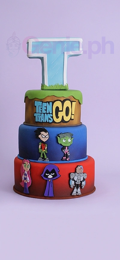 Teen Titans Go Cake