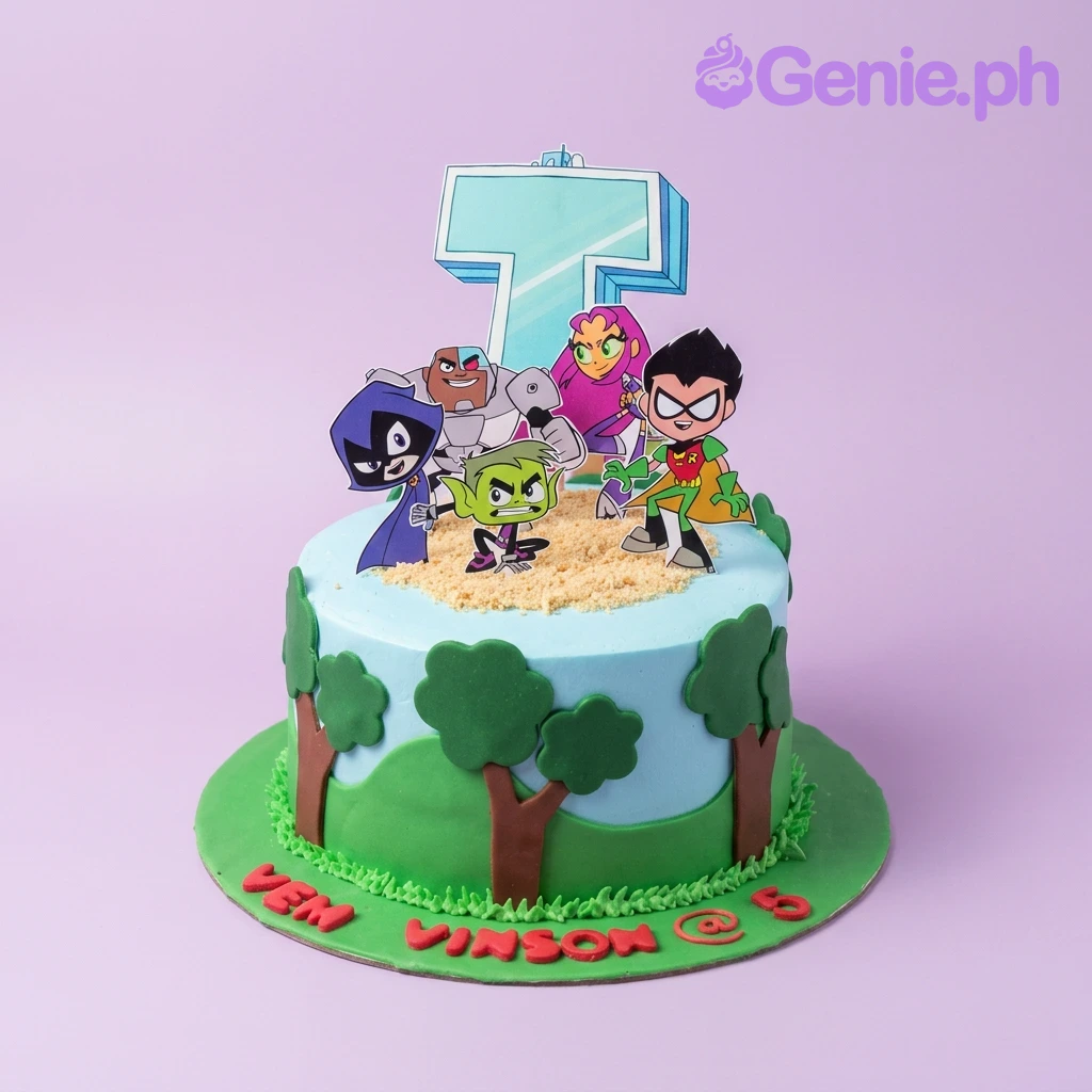 Teen Titans Go Attack On Titan Cake Design
