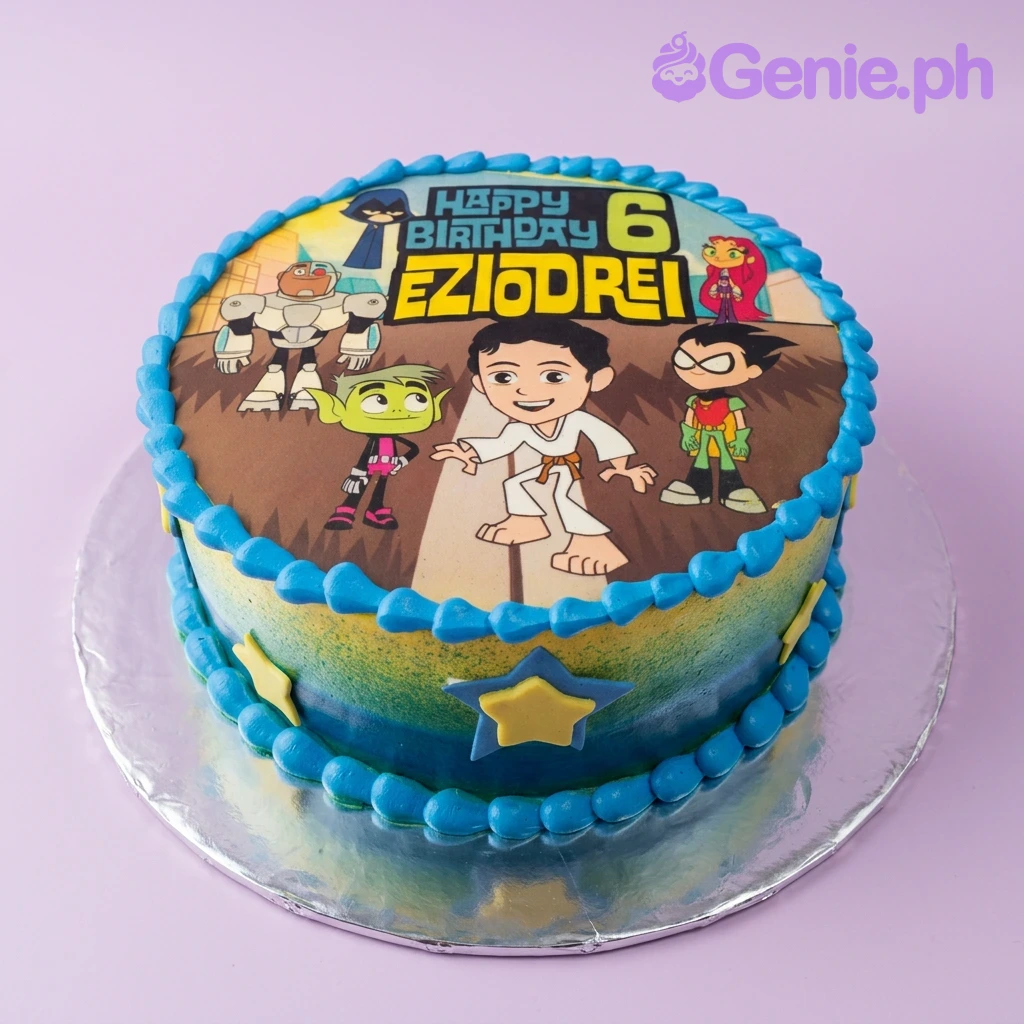 Teen Titans Go Godzilla Cake Design
