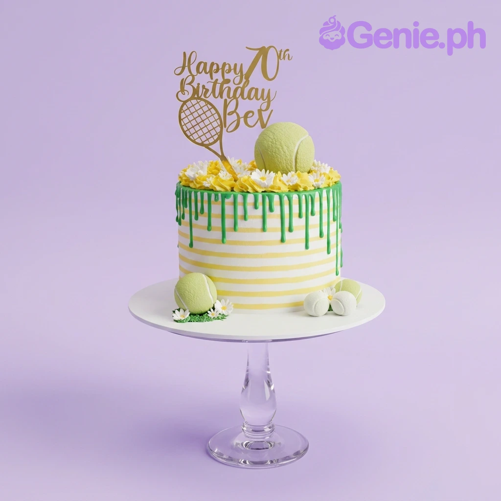 Tennis Birthday Cake