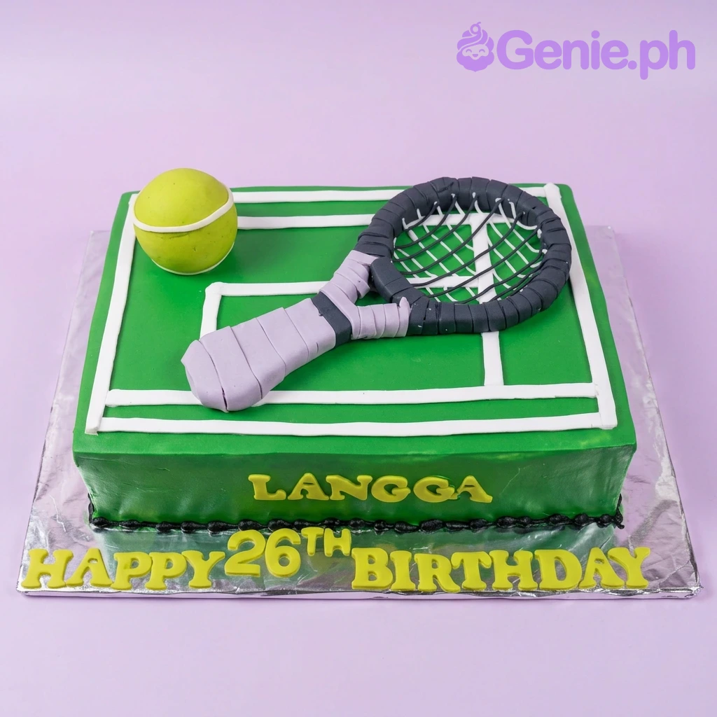 Tennis Court Cake