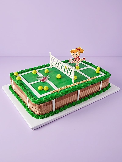 Tennis Court Cake