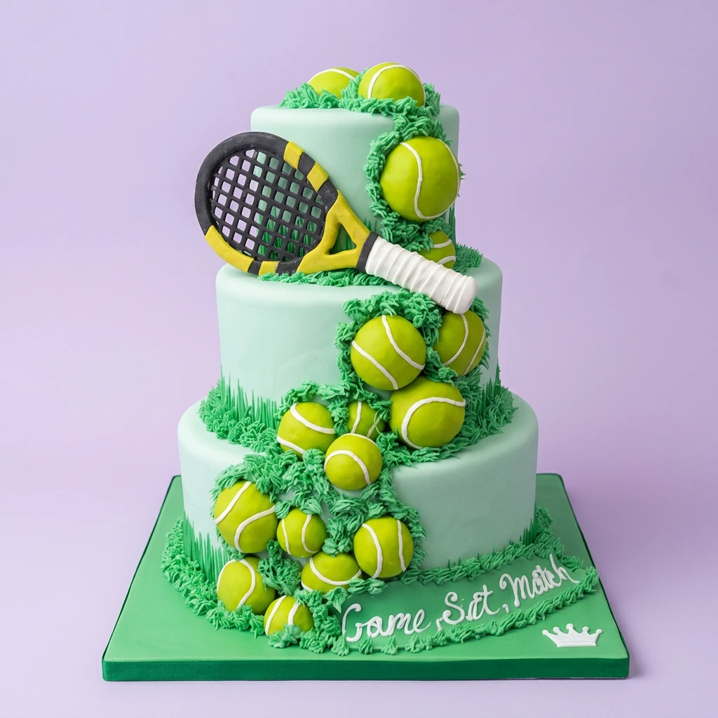 Tennis Squid Game Cake Design