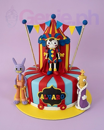 The Amazing Digital Circus Pompompurin Cake Design