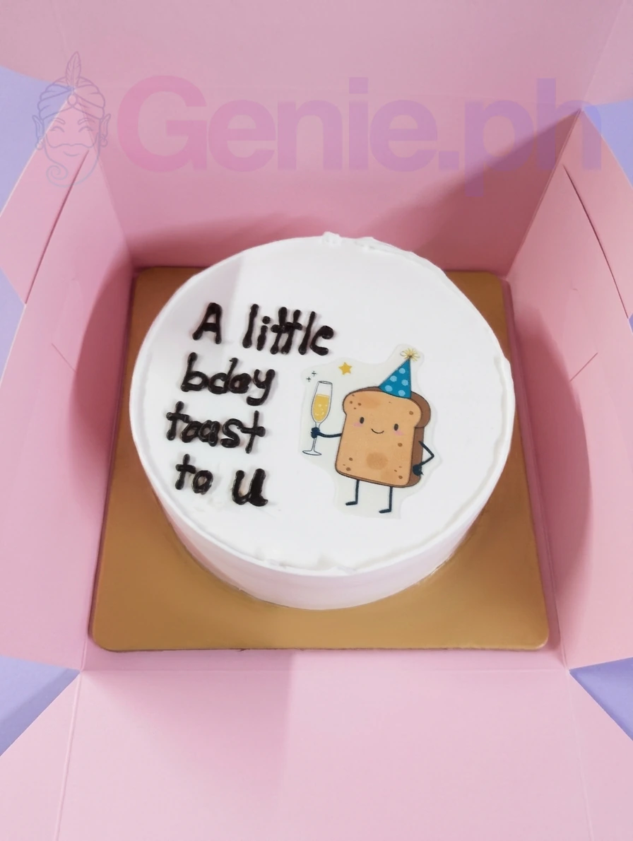 Toast Bento Little Man Cake Design