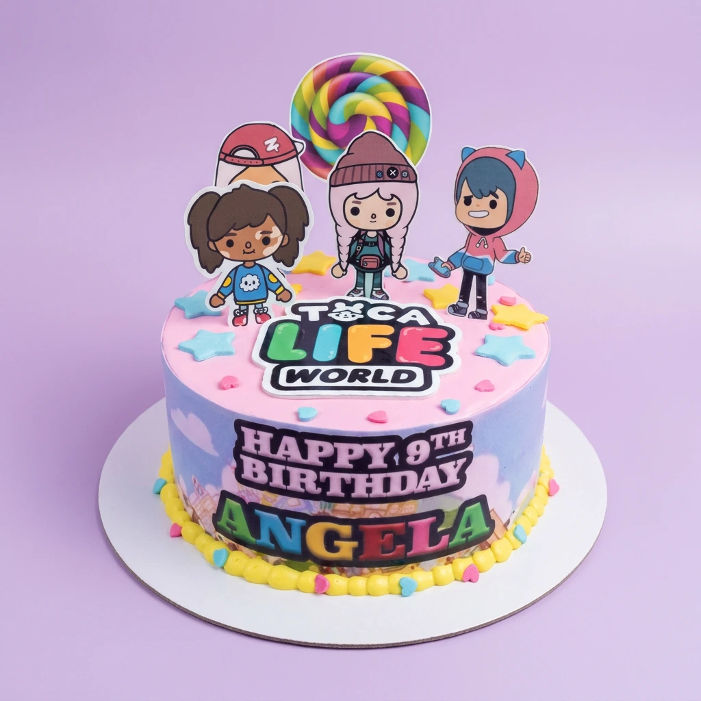 Toca Life World Toca Boca Cake Design