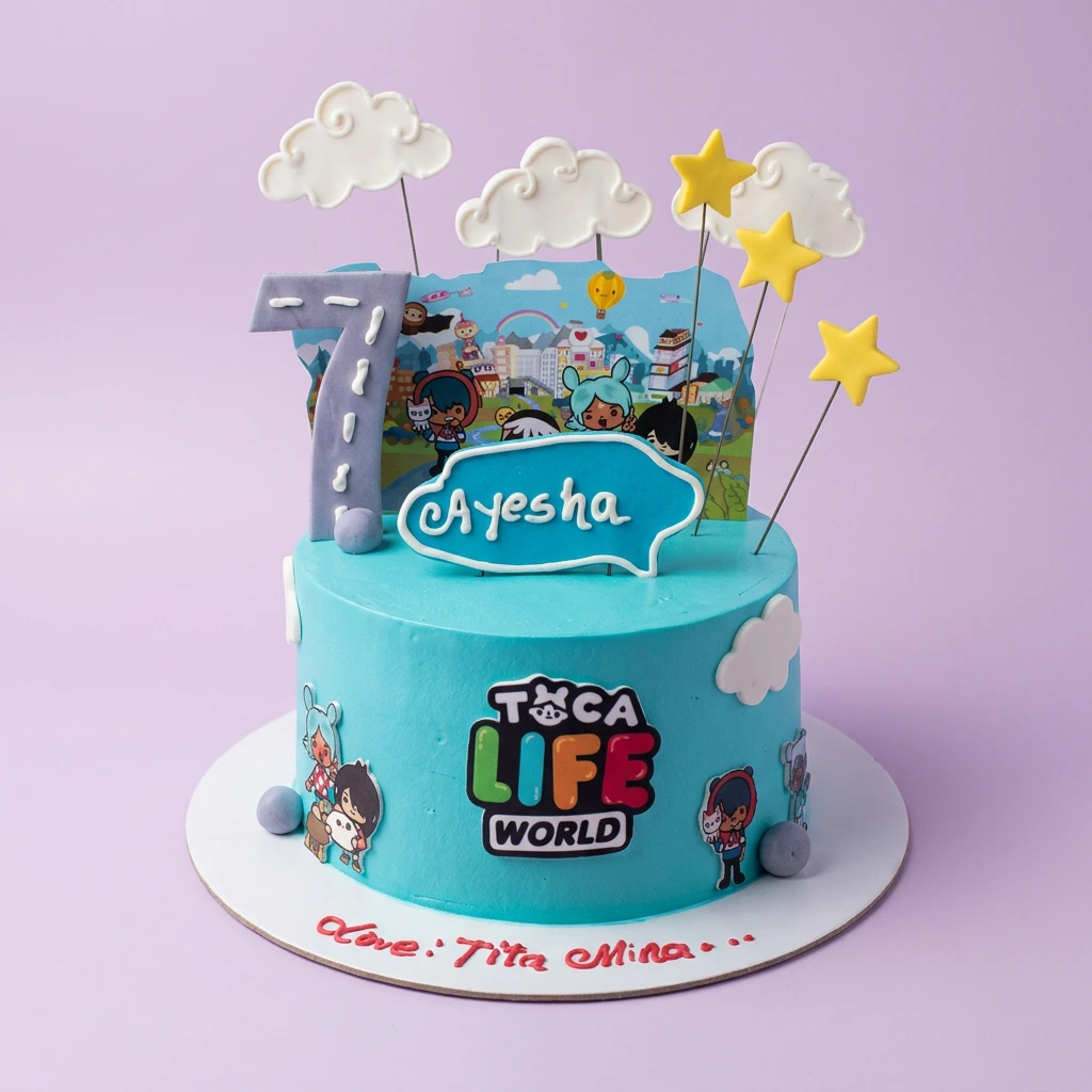 Toca Life World Toca Boca Cake Design