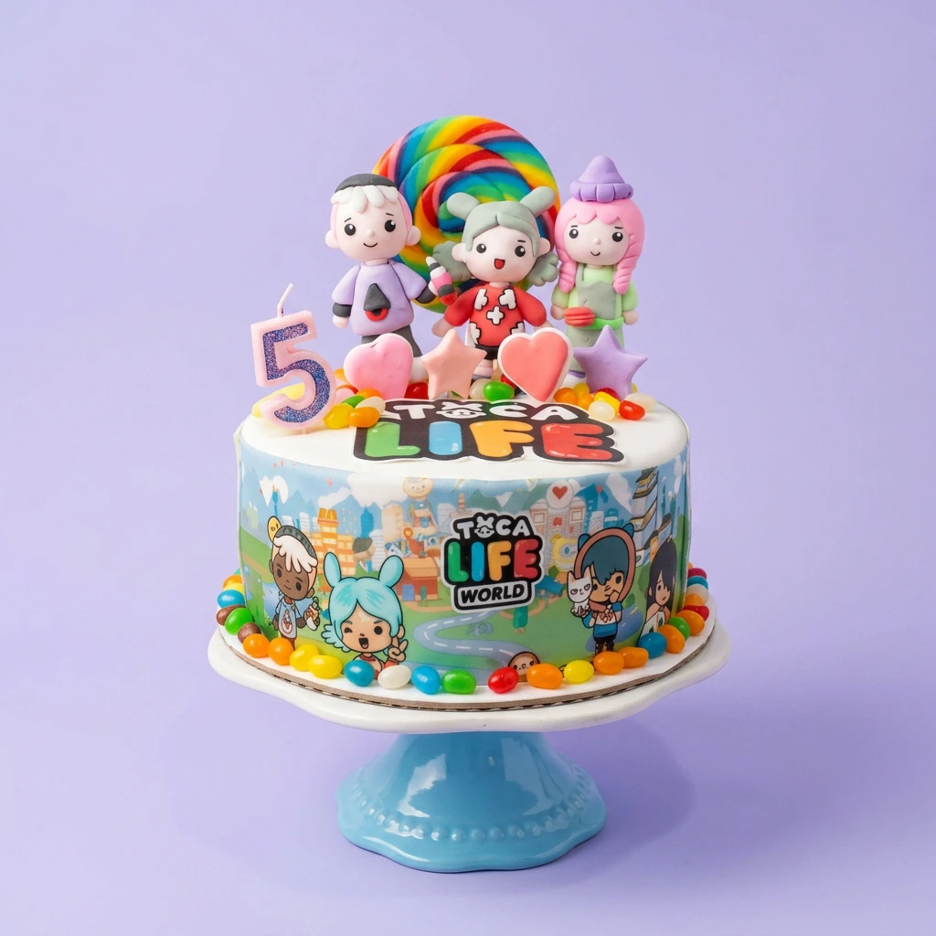 Toca Life World Toca Boca Cake Design