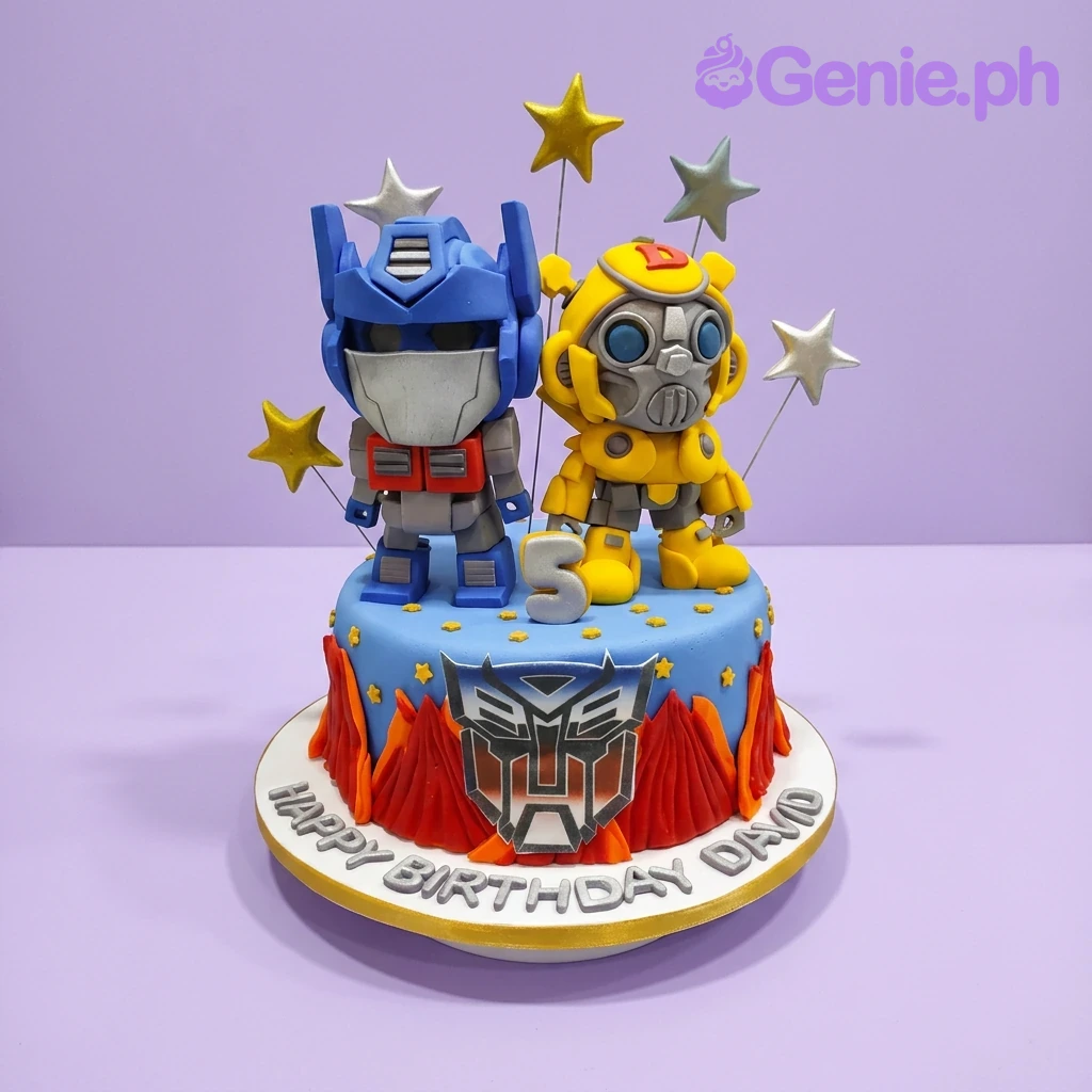 Transformers Birthday Cake