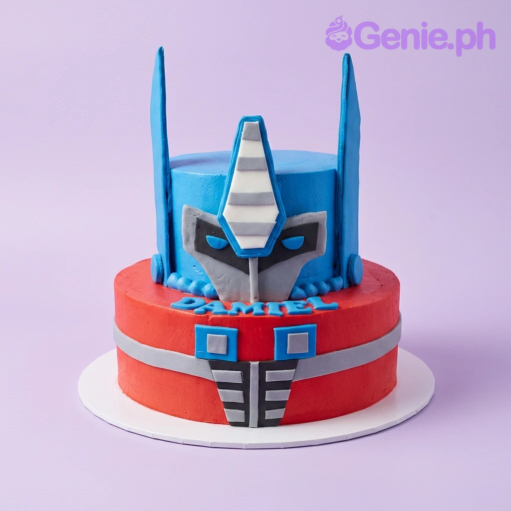 Transformers Optimus Prime Cake