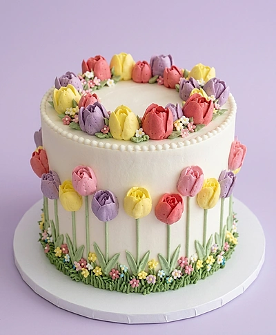Tulip Garden Cake