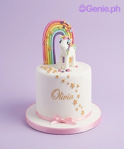 Unicorn Rainbow Cake