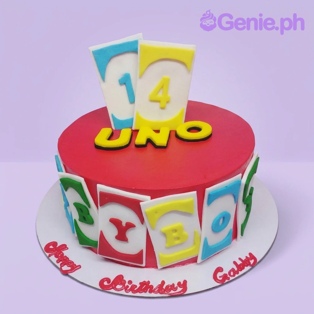 Uno Card Cards Cake Design