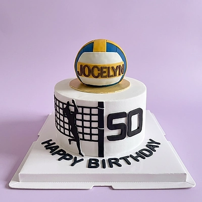Volleyball 50 Cake