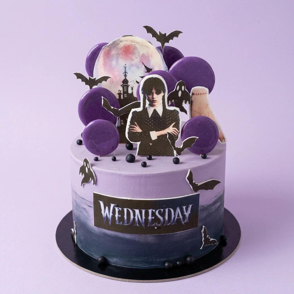 Wednesday Addams Wedding Cake Design Wednesday Addams Wedding Cake Design