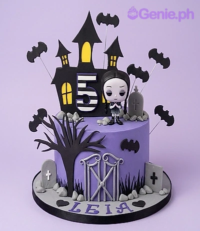 Wednesday Addams Cake